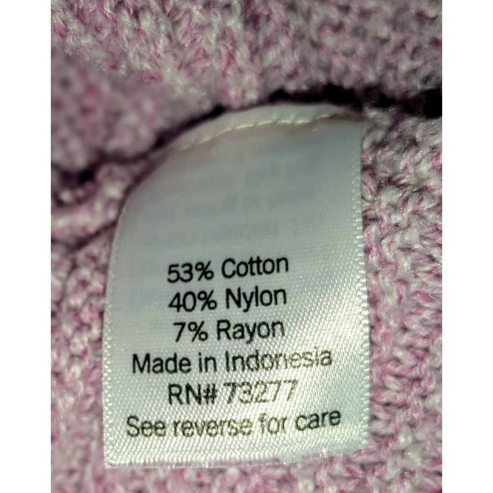 SONOMA Goods for‎ Life Women's Chevron Knit Sweater Rose Pullover Size L NWOT - Picture 7 of 7